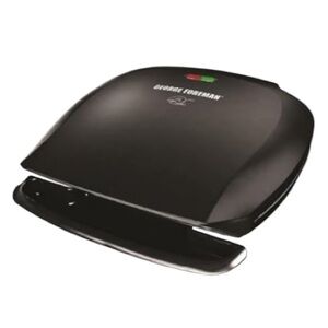 George Foreman Black Electric 5 Serving Removable Plate Grill and Panini Press